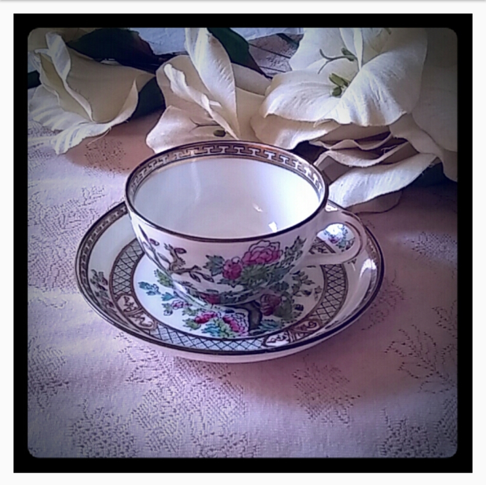 Vintage Regent China Indian Tree Cup & Saucer